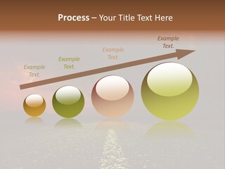 Distant Cloudy Outdoors PowerPoint Template