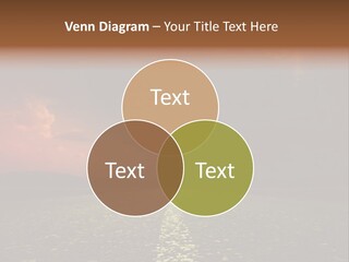 Distant Cloudy Outdoors PowerPoint Template