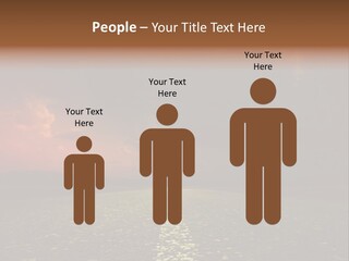 Distant Cloudy Outdoors PowerPoint Template