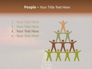 Distant Cloudy Outdoors PowerPoint Template