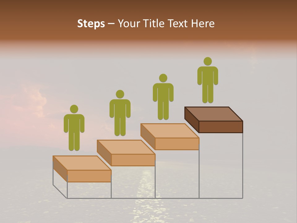 Distant Cloudy Outdoors PowerPoint Template