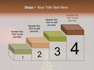 Distant Cloudy Outdoors PowerPoint Template