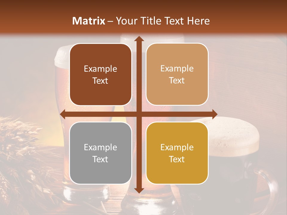 Yellow Golden Jug PowerPoint Template