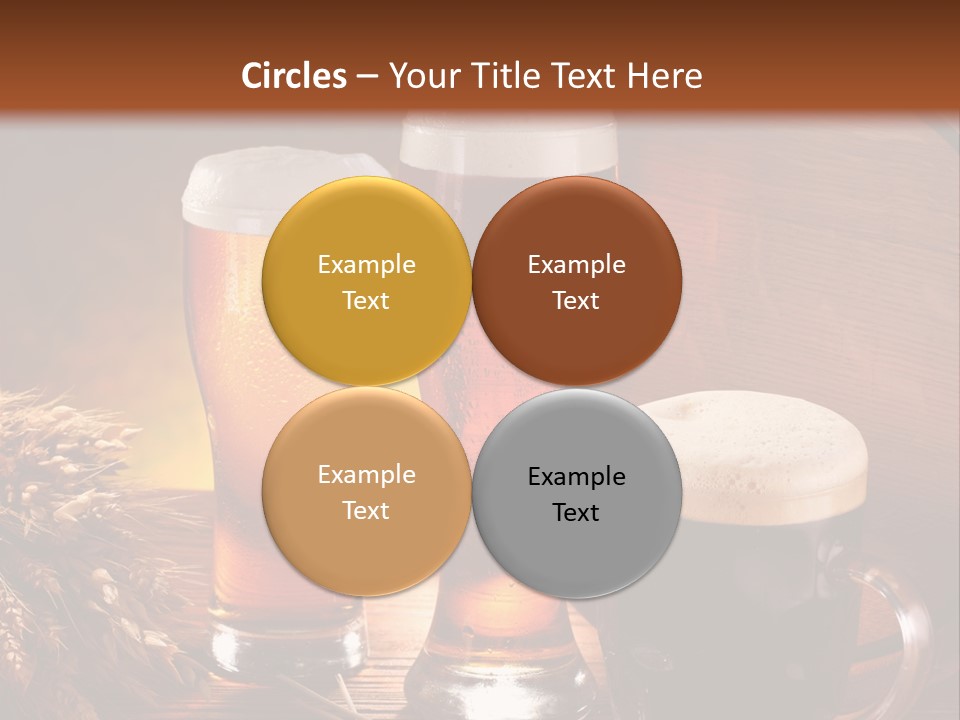 Yellow Golden Jug PowerPoint Template