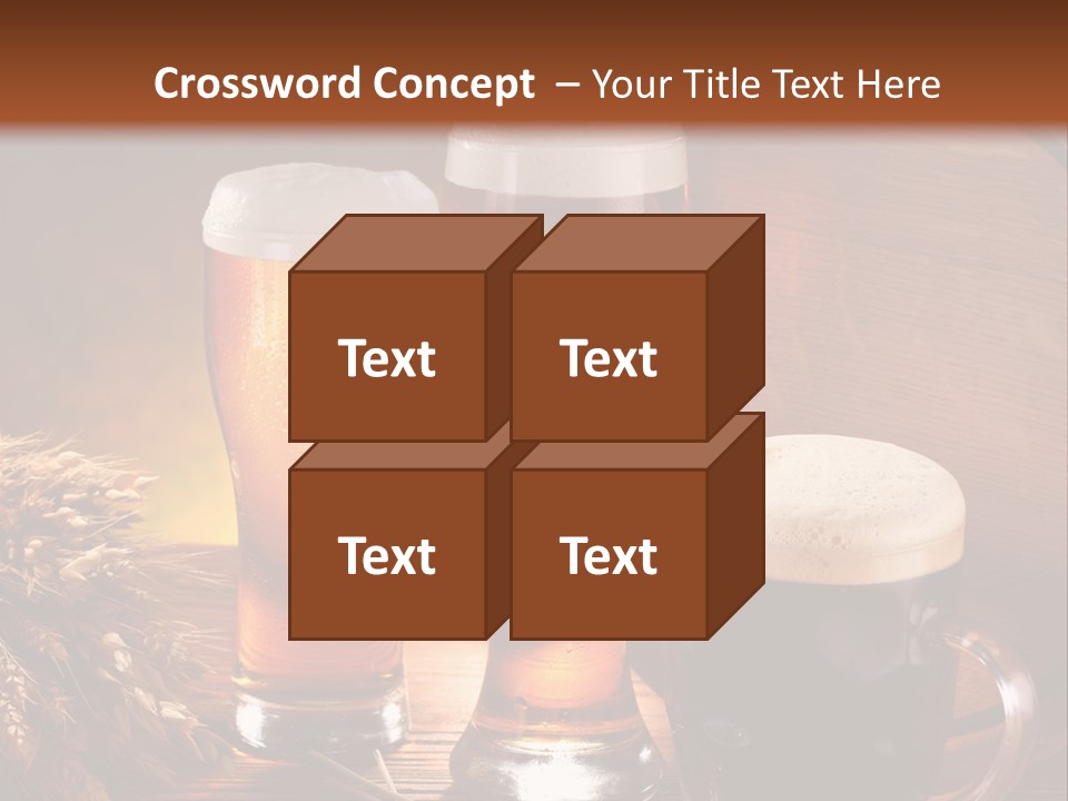 Yellow Golden Jug PowerPoint Template