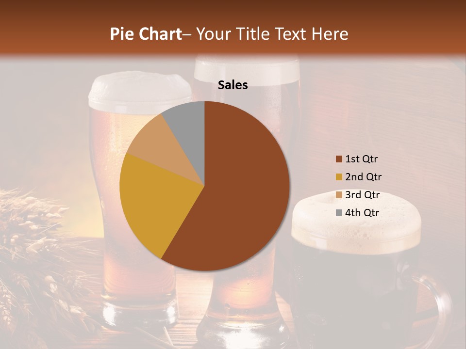 Yellow Golden Jug PowerPoint Template