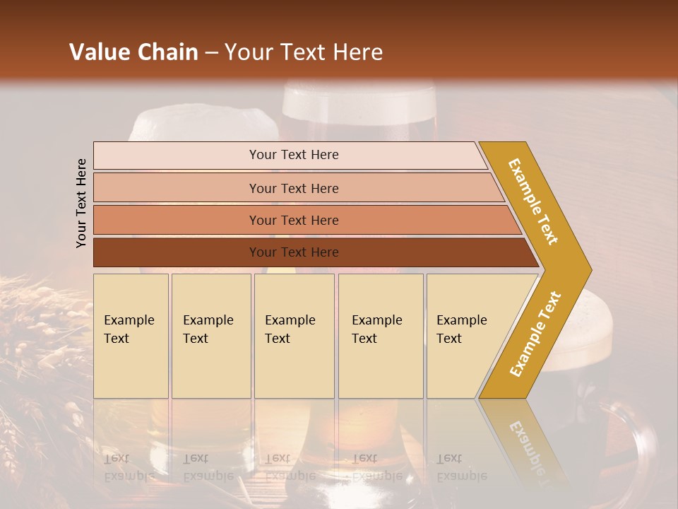 Yellow Golden Jug PowerPoint Template