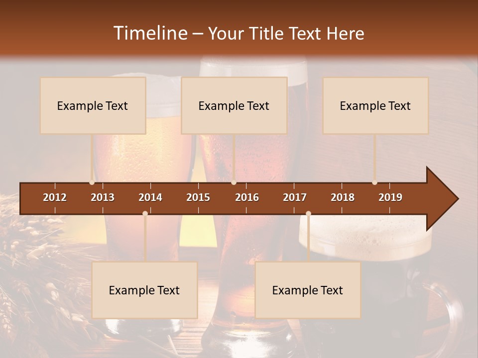 Yellow Golden Jug PowerPoint Template
