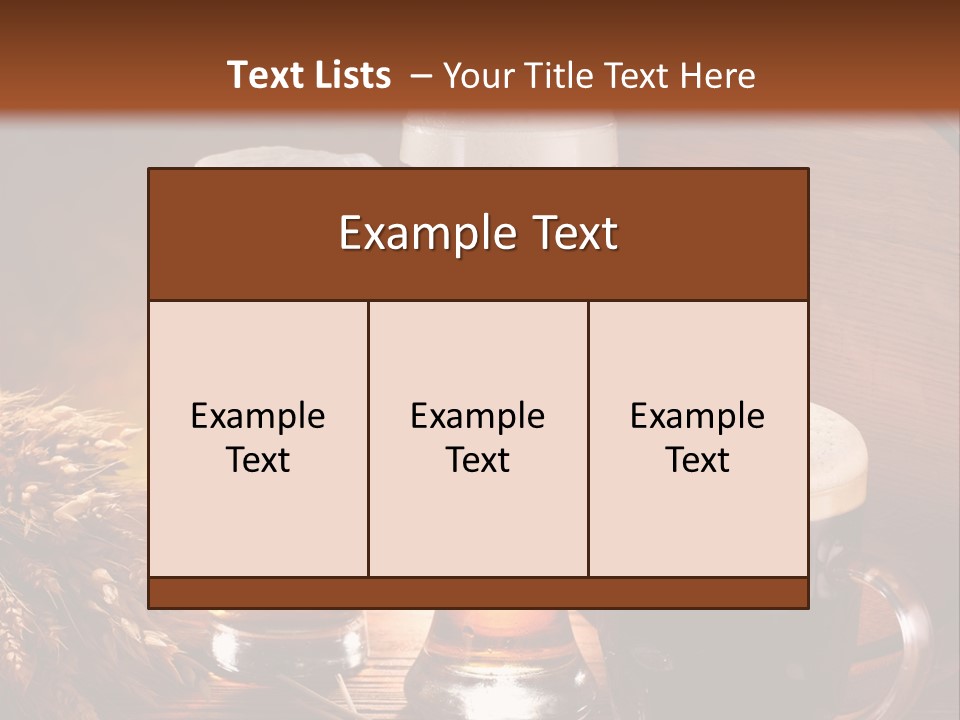Yellow Golden Jug PowerPoint Template