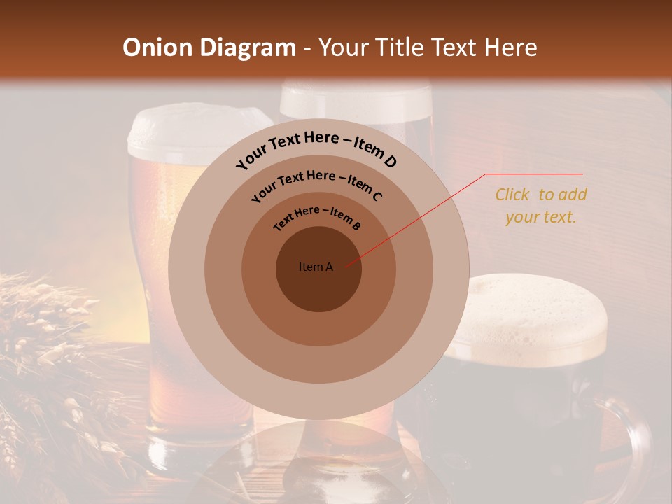 Yellow Golden Jug PowerPoint Template