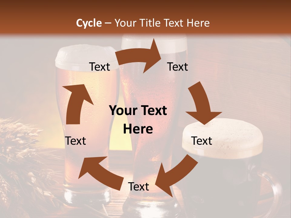 Yellow Golden Jug PowerPoint Template