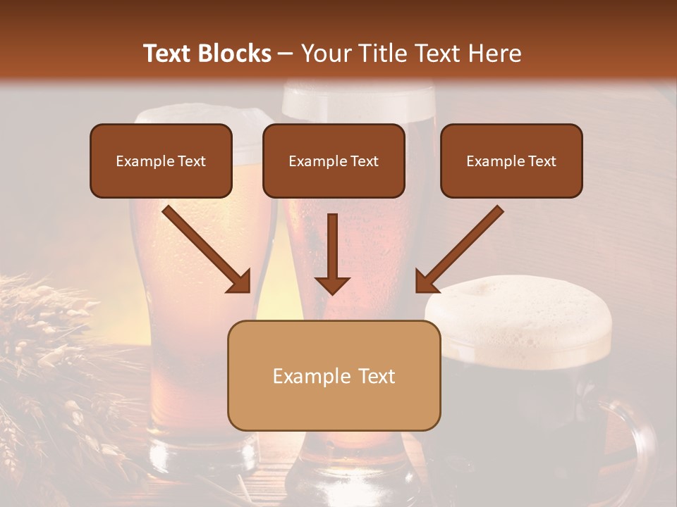 Yellow Golden Jug PowerPoint Template