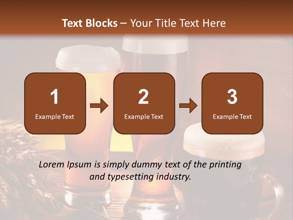 Yellow Golden Jug PowerPoint Template