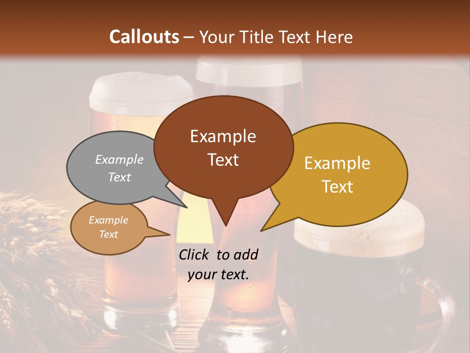 Yellow Golden Jug PowerPoint Template