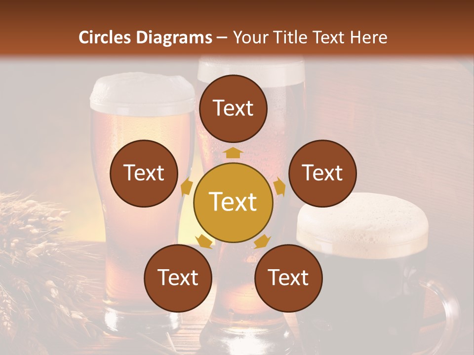 Yellow Golden Jug PowerPoint Template