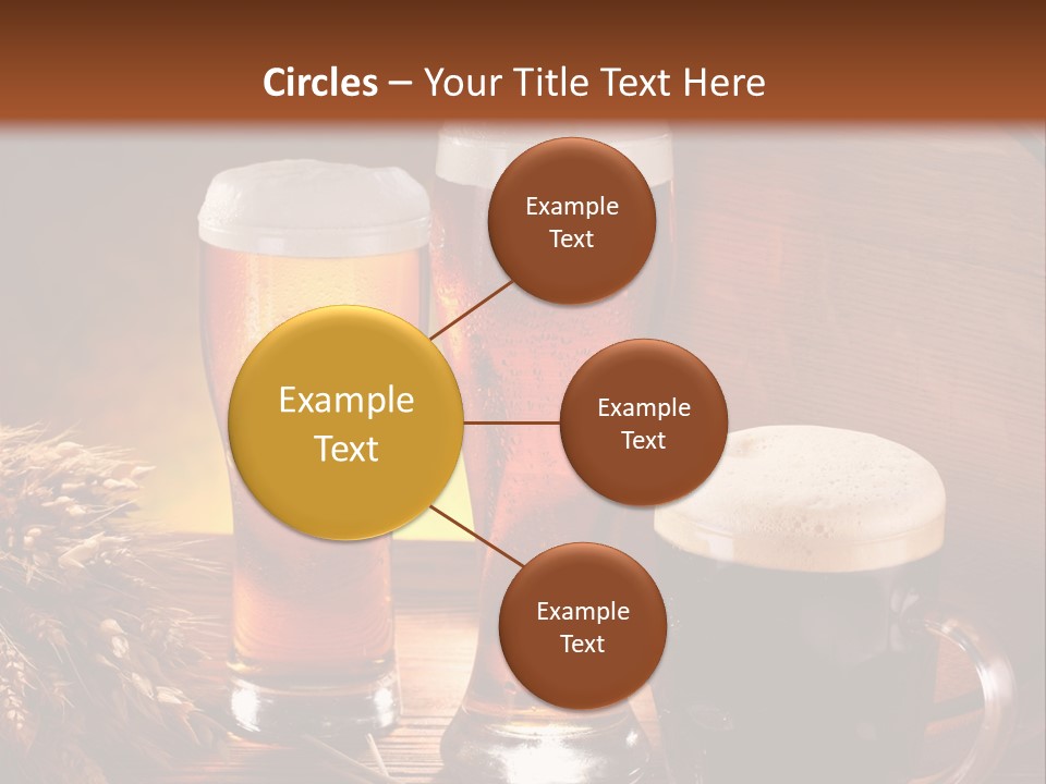 Yellow Golden Jug PowerPoint Template