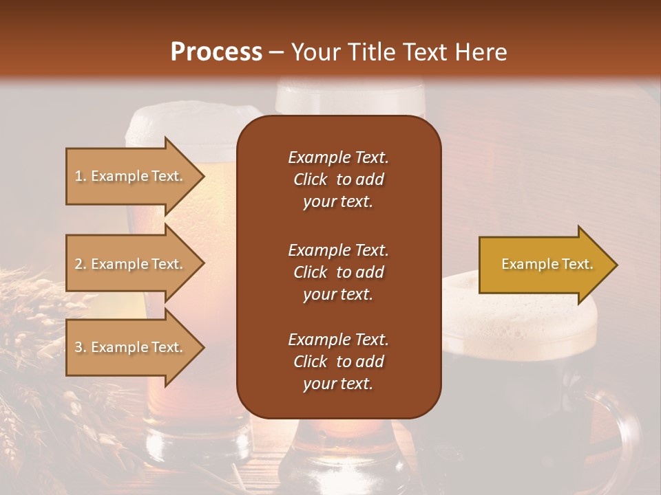 Yellow Golden Jug PowerPoint Template