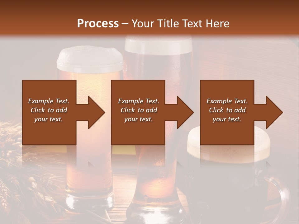 Yellow Golden Jug PowerPoint Template