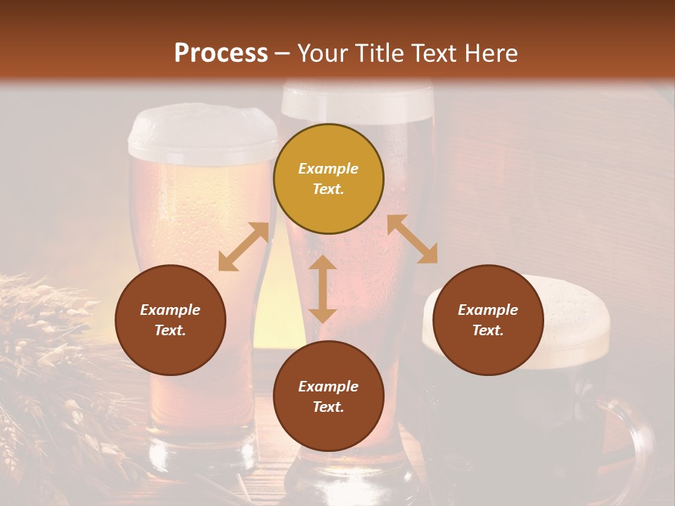 Yellow Golden Jug PowerPoint Template