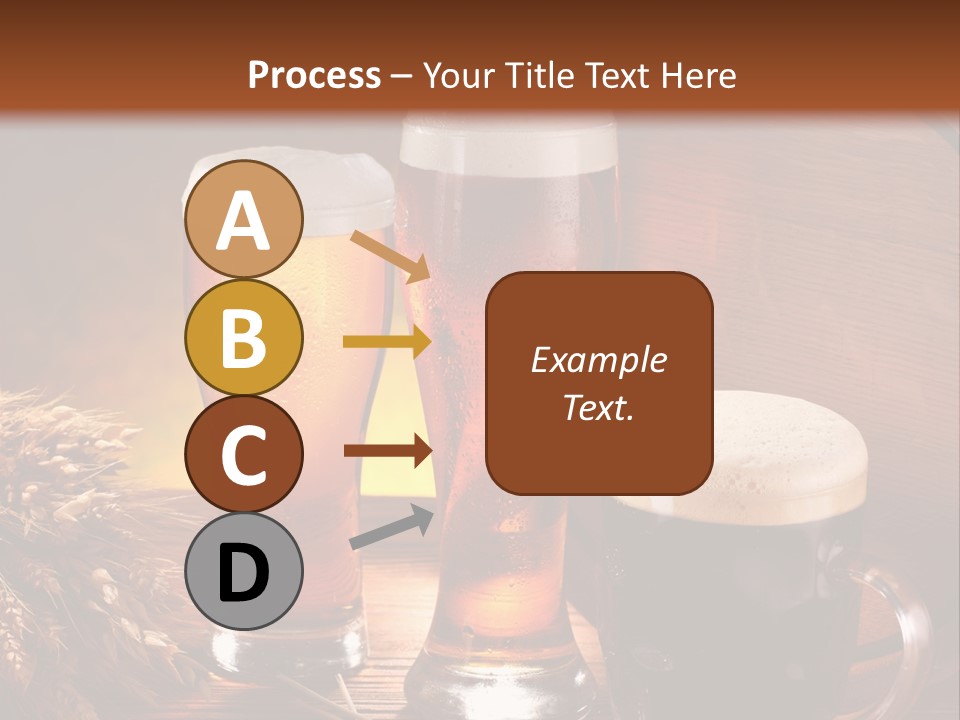 Yellow Golden Jug PowerPoint Template
