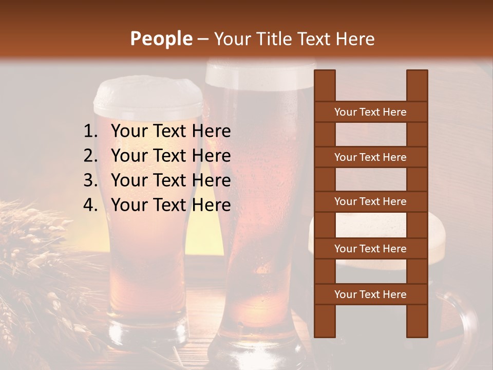 Yellow Golden Jug PowerPoint Template