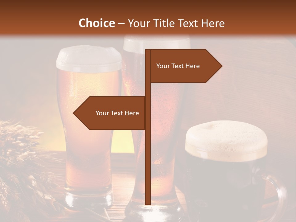 Yellow Golden Jug PowerPoint Template