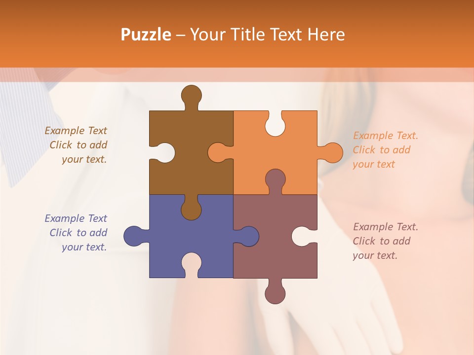 Care Figure Augmentation PowerPoint Template