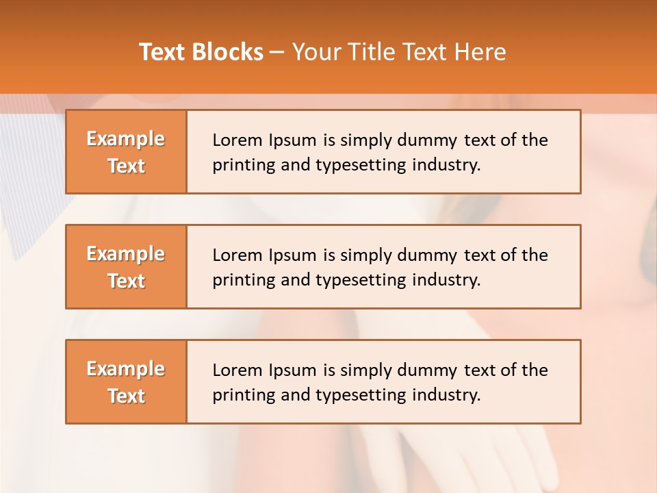 Care Figure Augmentation PowerPoint Template