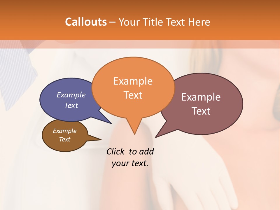 Care Figure Augmentation PowerPoint Template