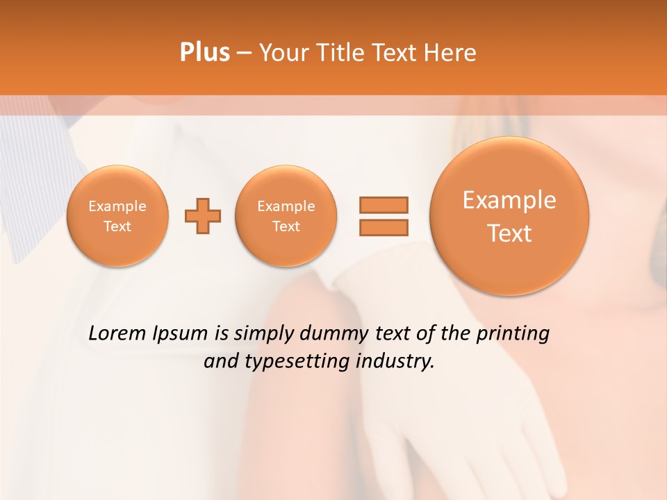 Care Figure Augmentation PowerPoint Template