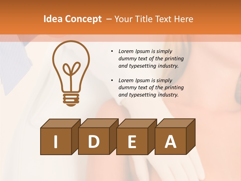 Care Figure Augmentation PowerPoint Template