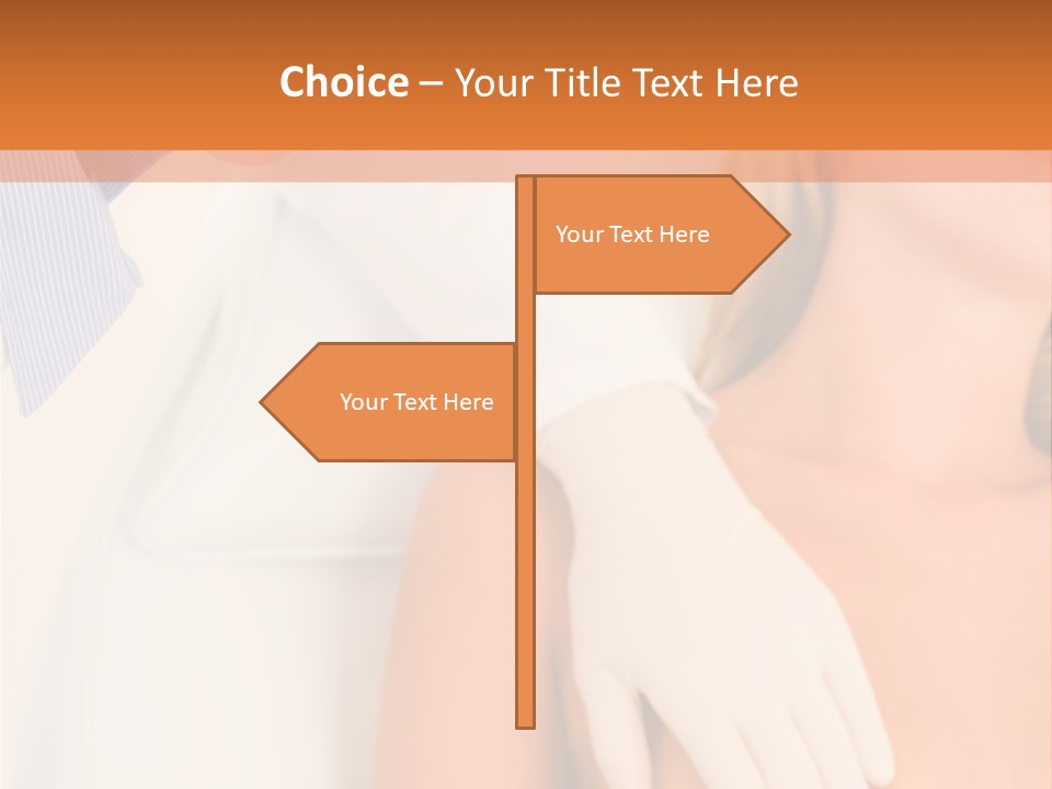 Care Figure Augmentation PowerPoint Template