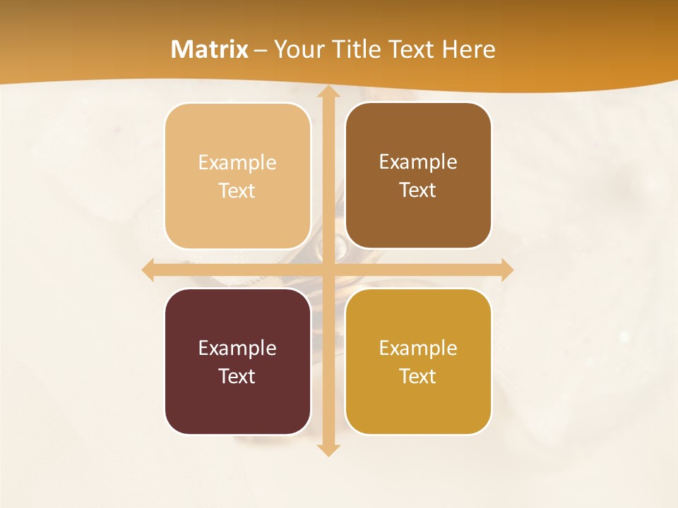 Two White Closeup PowerPoint Template