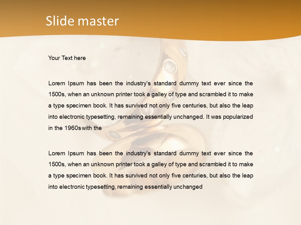 Two White Closeup PowerPoint Template