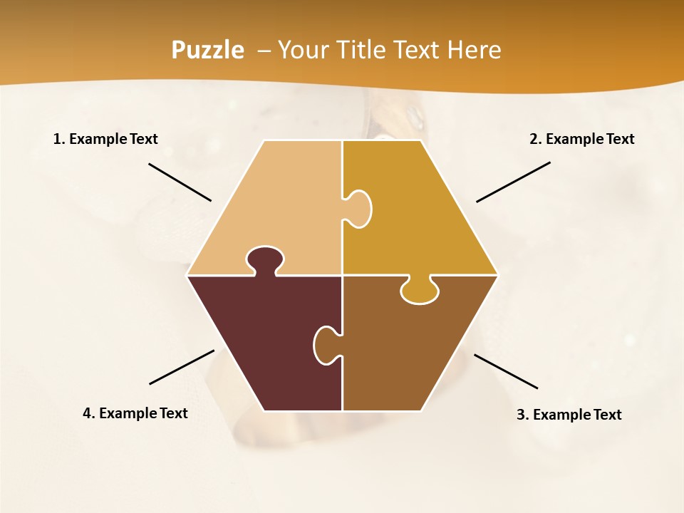 Two White Closeup PowerPoint Template