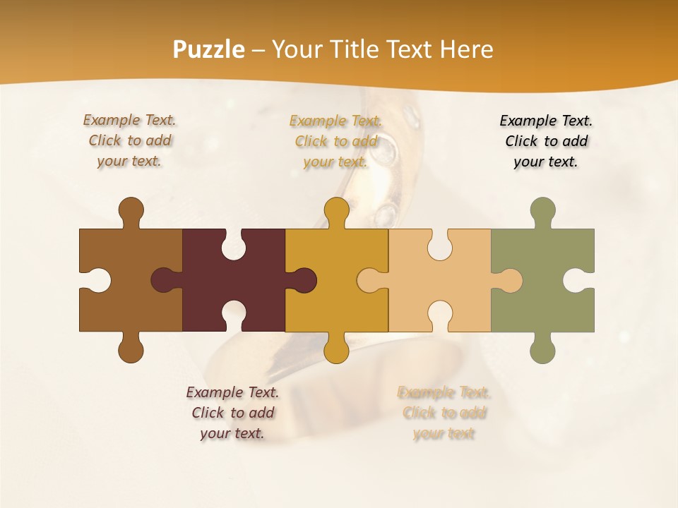 Two White Closeup PowerPoint Template