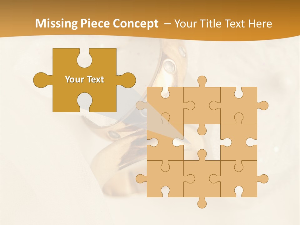 Two White Closeup PowerPoint Template