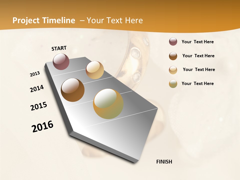 Two White Closeup PowerPoint Template