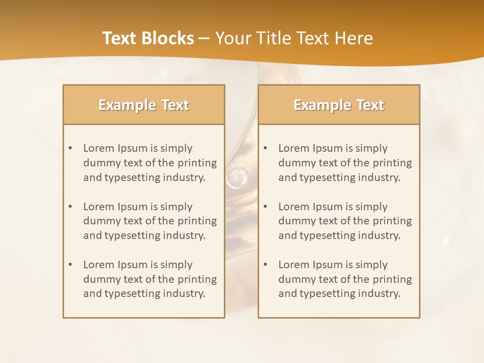 Two White Closeup PowerPoint Template