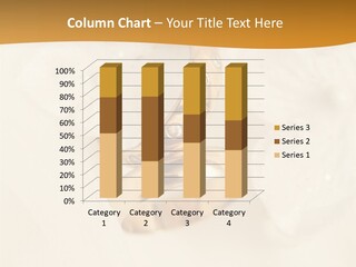 Two White Closeup PowerPoint Template