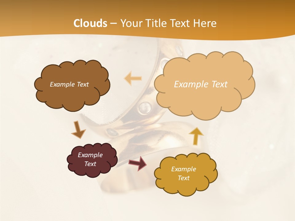 Two White Closeup PowerPoint Template