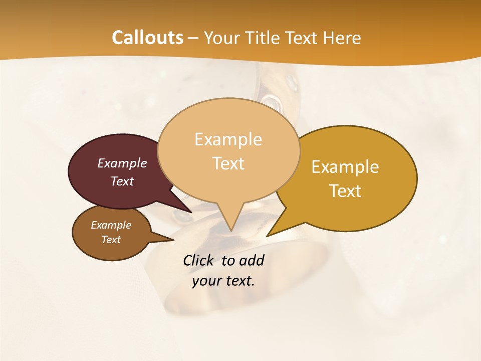 Two White Closeup PowerPoint Template