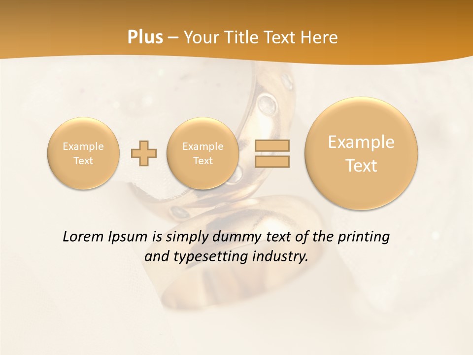 Two White Closeup PowerPoint Template
