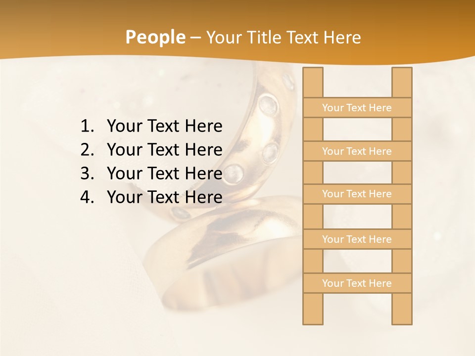 Two White Closeup PowerPoint Template