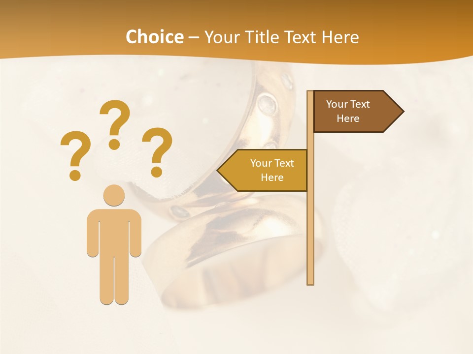 Two White Closeup PowerPoint Template