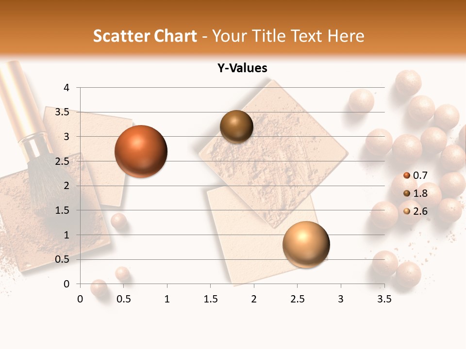 Cosmetic Brush Balls PowerPoint Template