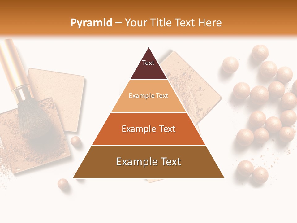 Cosmetic Brush Balls PowerPoint Template