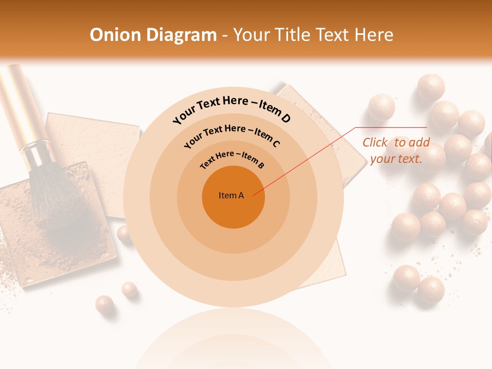 Cosmetic Brush Balls PowerPoint Template