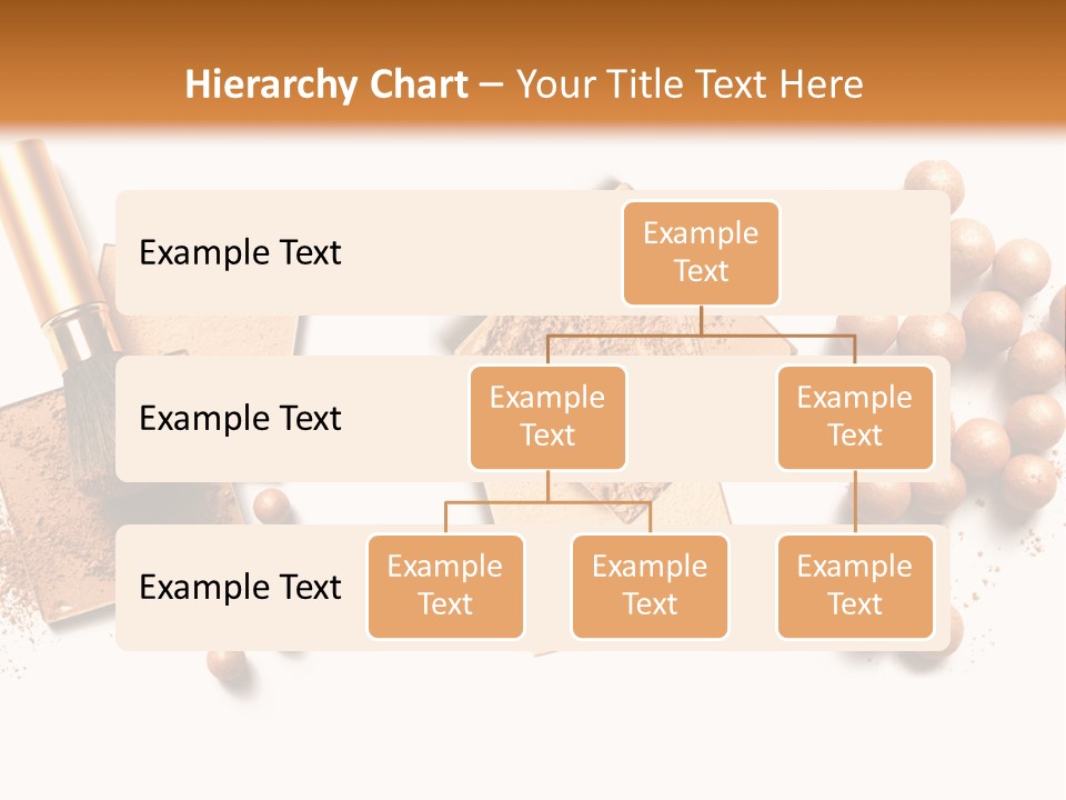 Cosmetic Brush Balls PowerPoint Template