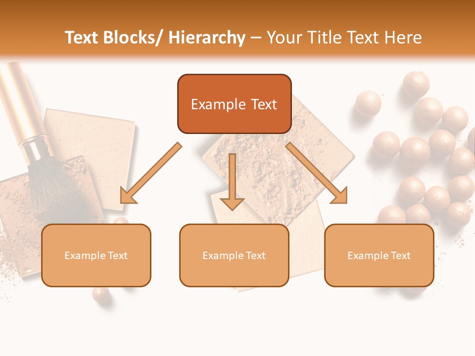 Cosmetic Brush Balls PowerPoint Template